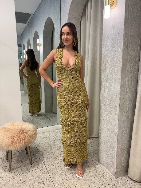 LEONARDO CROCHET DRESS - GOLDEN CROCHET